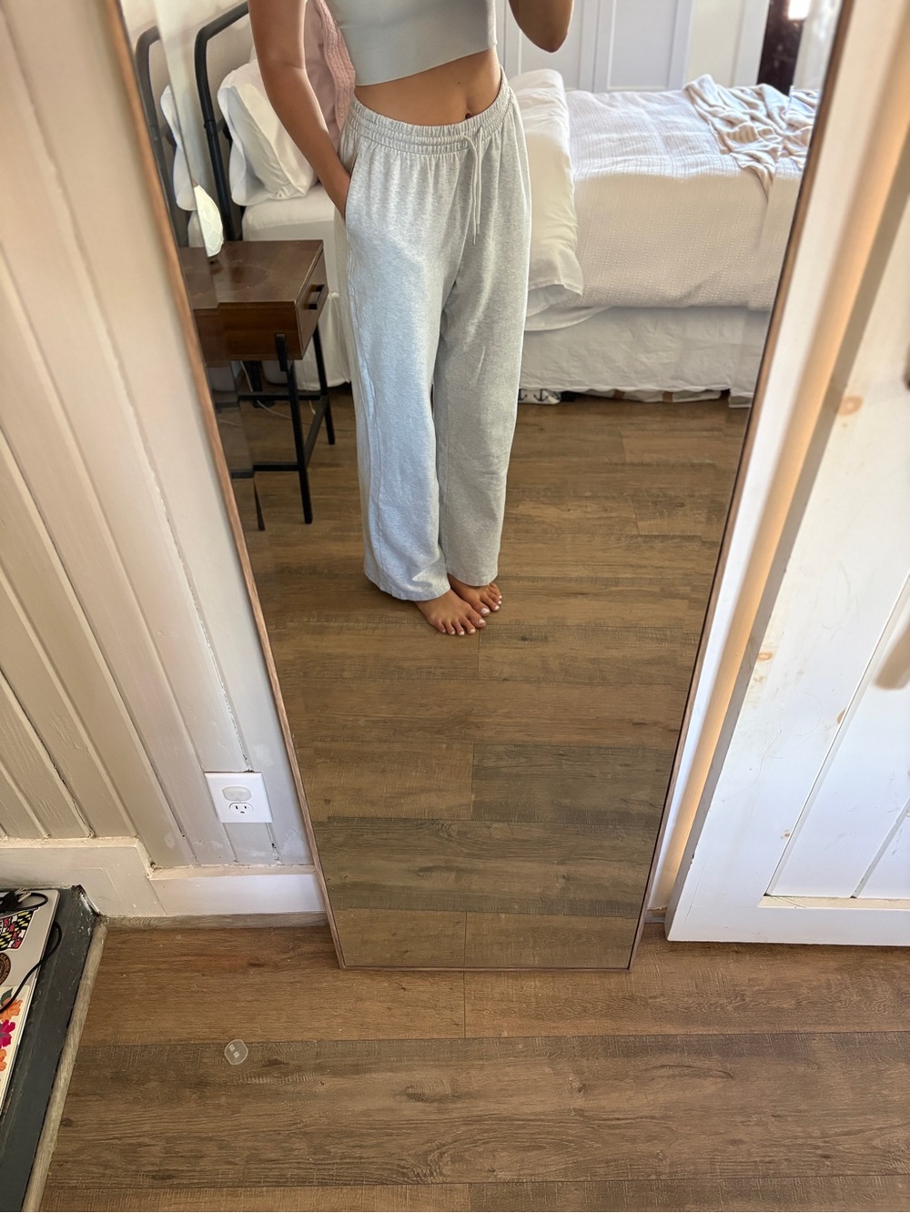 Old Navy Light Gray Cozy Lounge Pants
